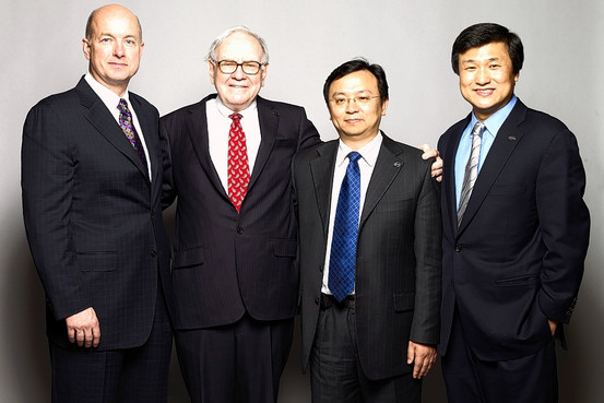 David Sokol, Warren Buffett, Wang Chuan-Fu and Li Lu
